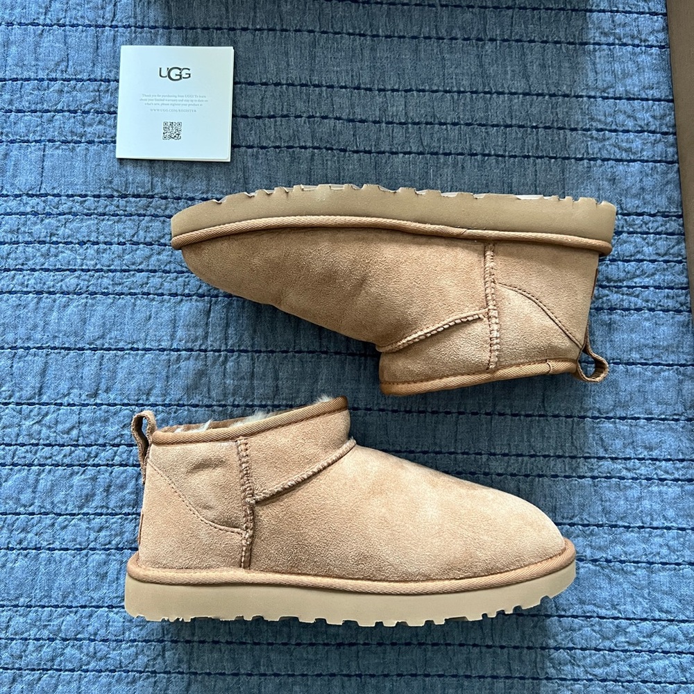 ugg ultra mini in chestnut